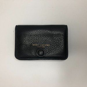 Marc Jacobs Black Folded Leather Card Case
